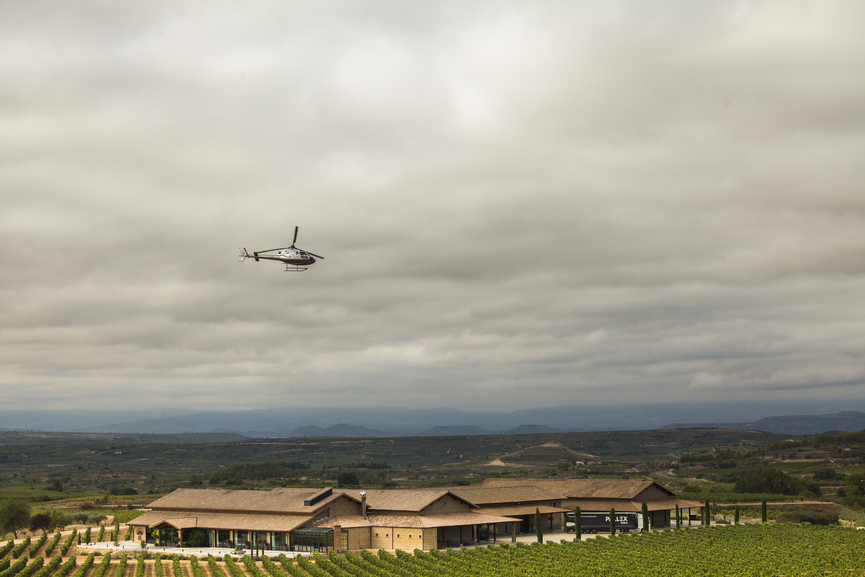 Vista aerea Vinedos Paganos