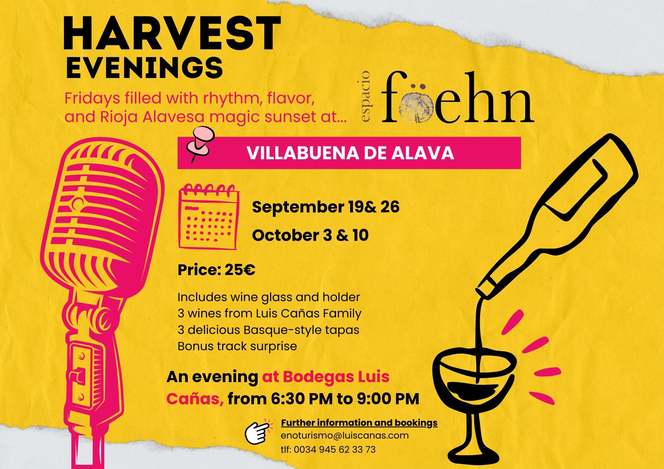 Harvest Evenings Luis Cañas 2025